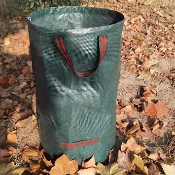 Gardening Bags 132 Gallon - Reusable Heavy Duty, 500L Capacity, Yard Waste