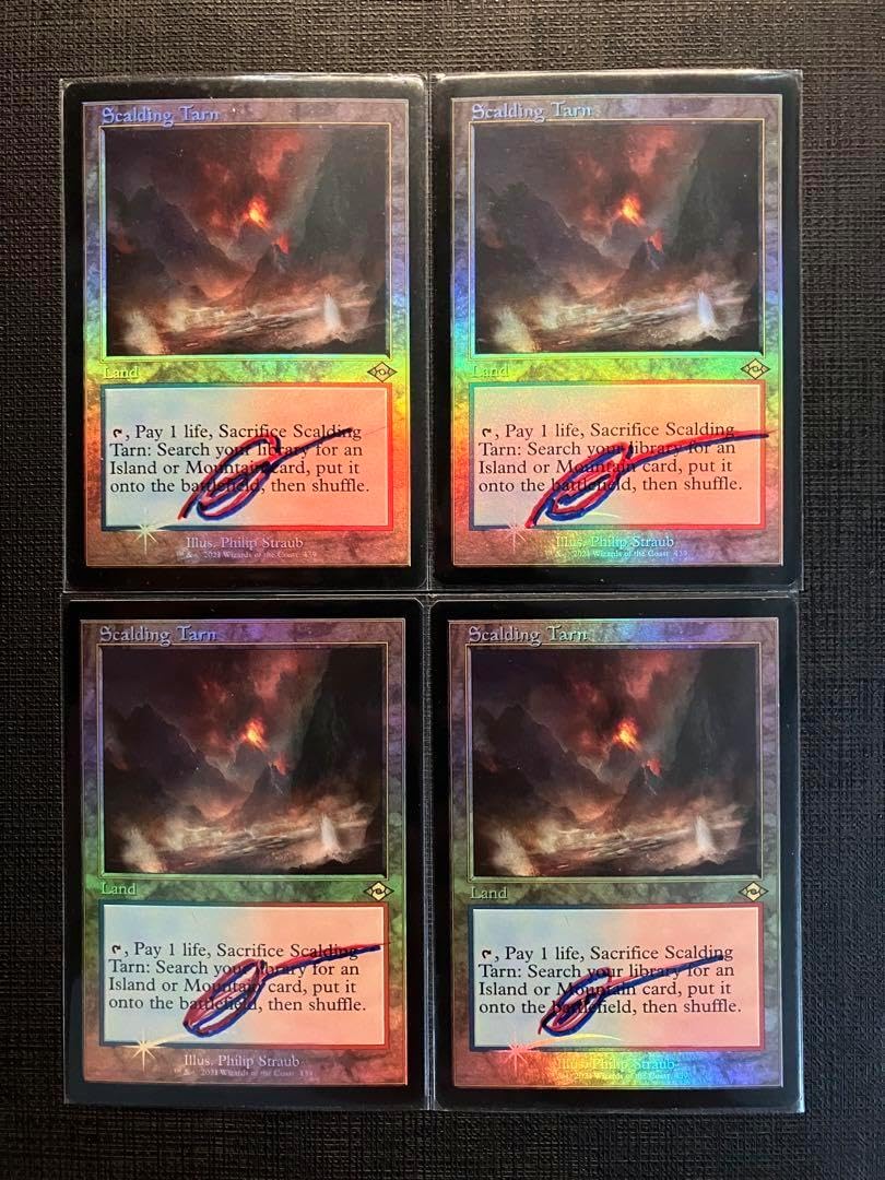 沸騰する小湖 Scalding Tarn 日本語 FOIL 日本語セットブースター産【旧枠