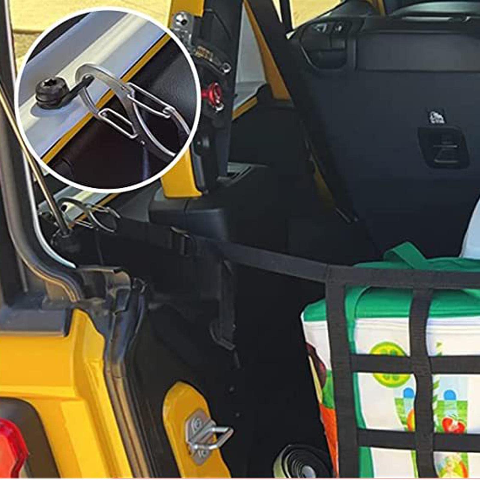Anelli per di Fissaggio, 10 Anelli di Ancoraggio in Acciaio Inossidabile, Punti di Fissaggio Rivestiti, per Moto da, Moto, rimorchi, Pickup, Camion e