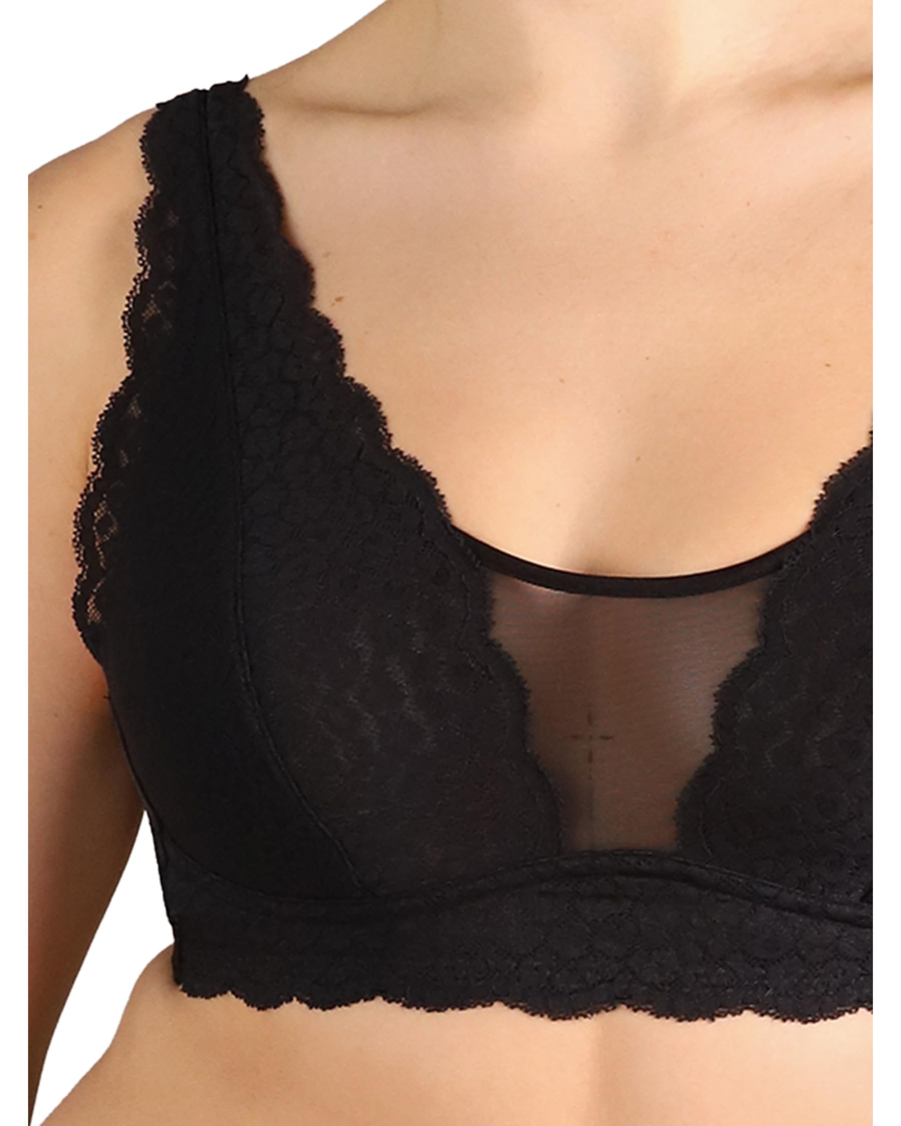 SugarShape Bralette ELVA Bralettes unwattiert bügellose BHS,Spitzen-BHS