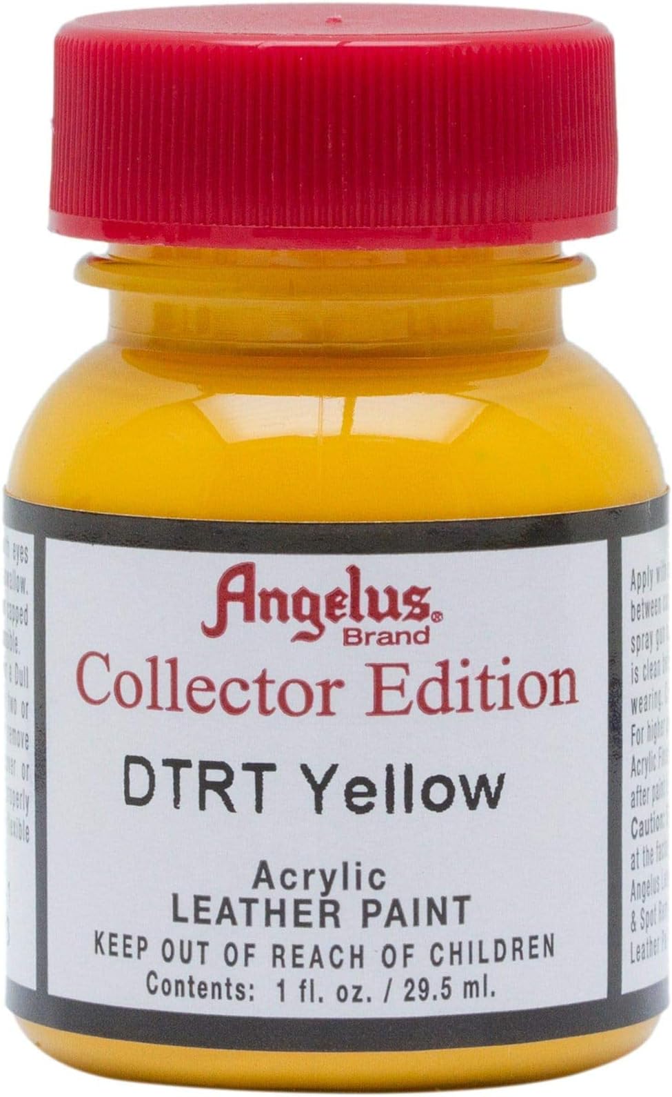 Angelus Collector Edition Leather Paint for Shoes, Couches, Sofas, Jackets and More - DTRT Yellow - 1 oz