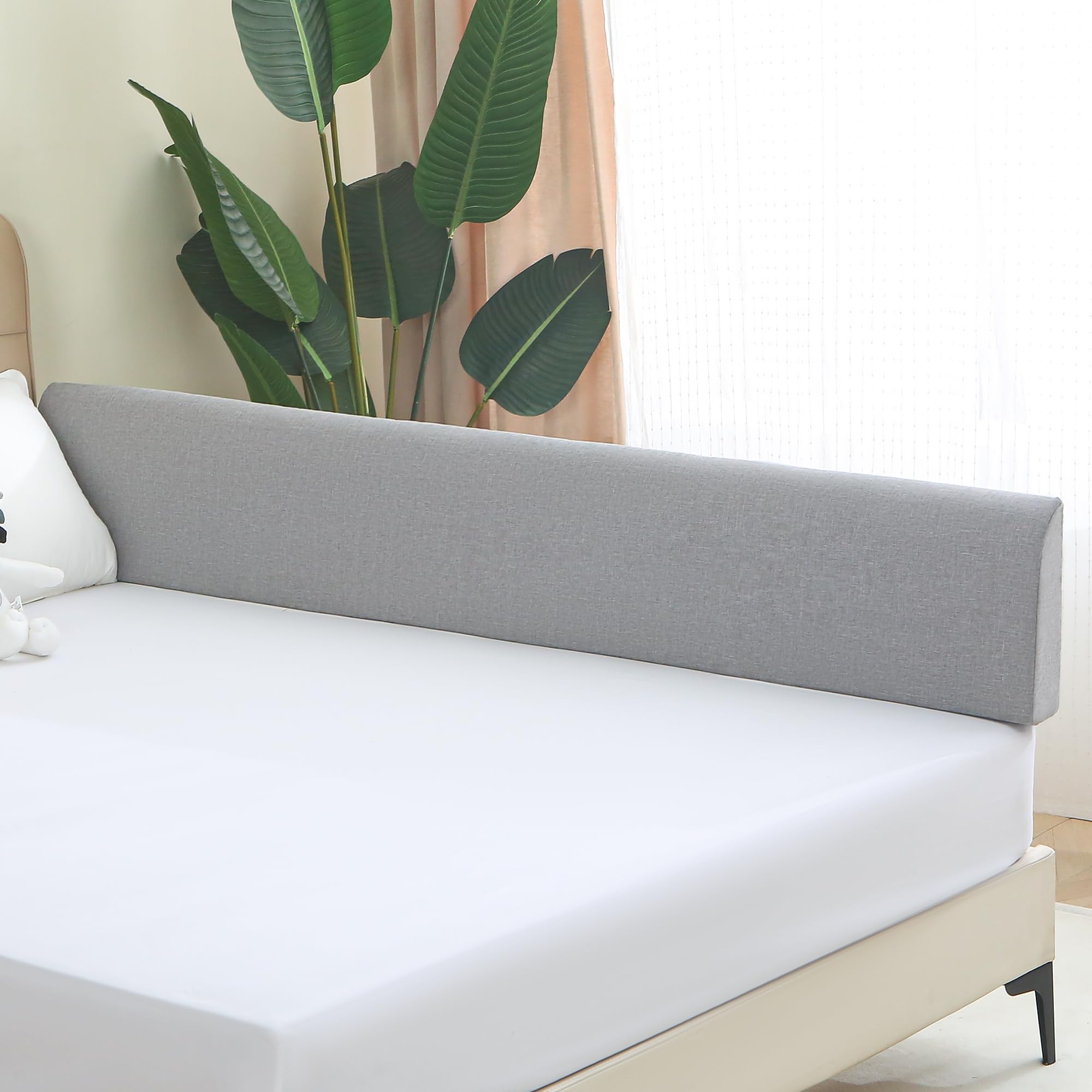 Binario di protezione per letto per bambini, 149,9 cm, imbottitura in schiuma, sponda laterale per letto matrimoniale, king e doppio, sponda per letto per bambini, ringhiera per letto | Sicurezza del bambino, protezione del letto
