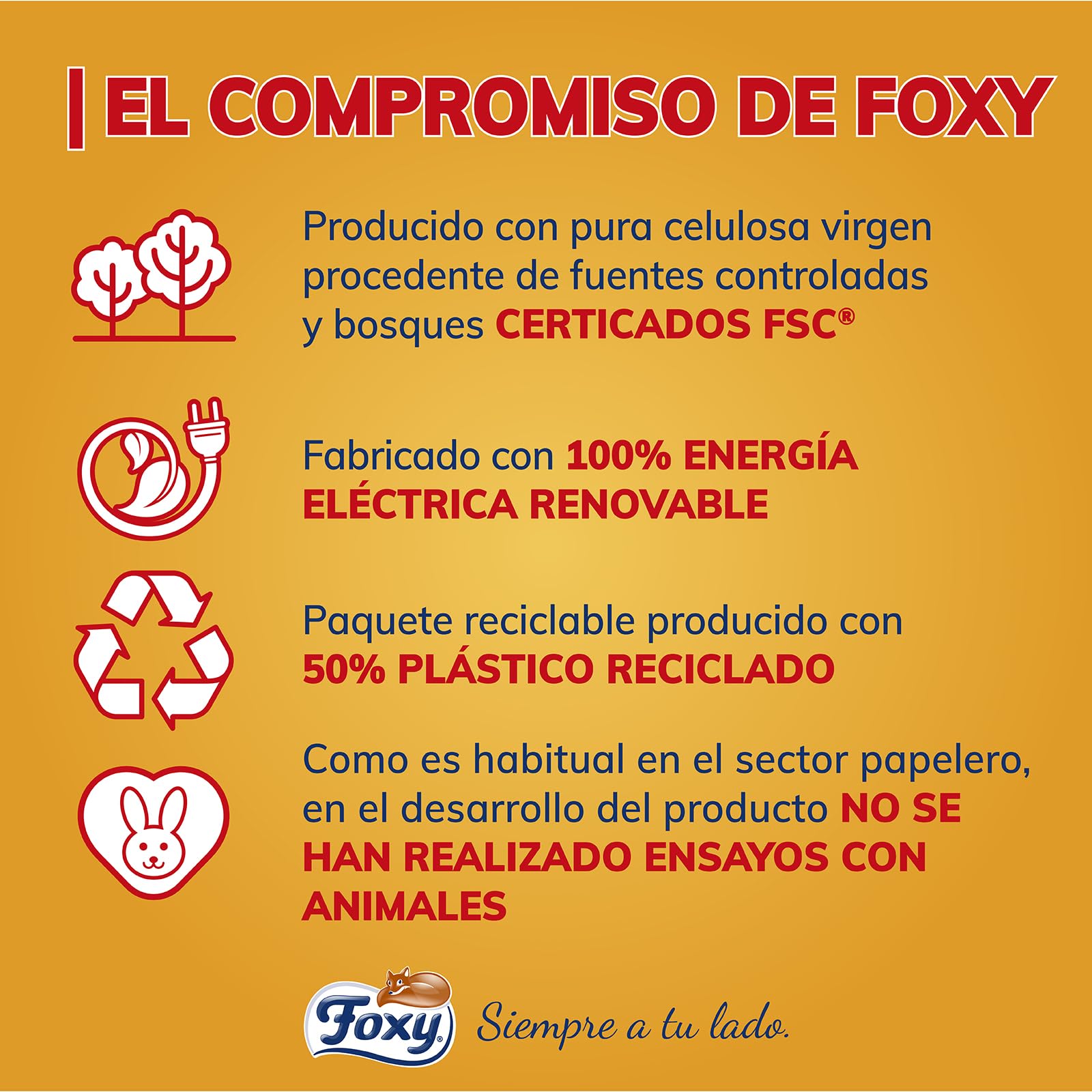 Foxy Mega3 | Papier De Cuisine 24 Triple Rouleaux | 120 Services Pour Chaque Rouleau | Décoré| Certification FSC | 100% Énergie électrique Renouvelable | Paquet Recyclable Produit Avec Du Plastique
