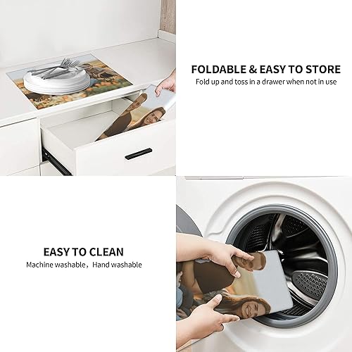 Miniatura 7 de Tapete de secado de platos personalizado para cocina, tapete de secado con logotipo, tapete de secado con logotipo, tapete absorbente para encimera