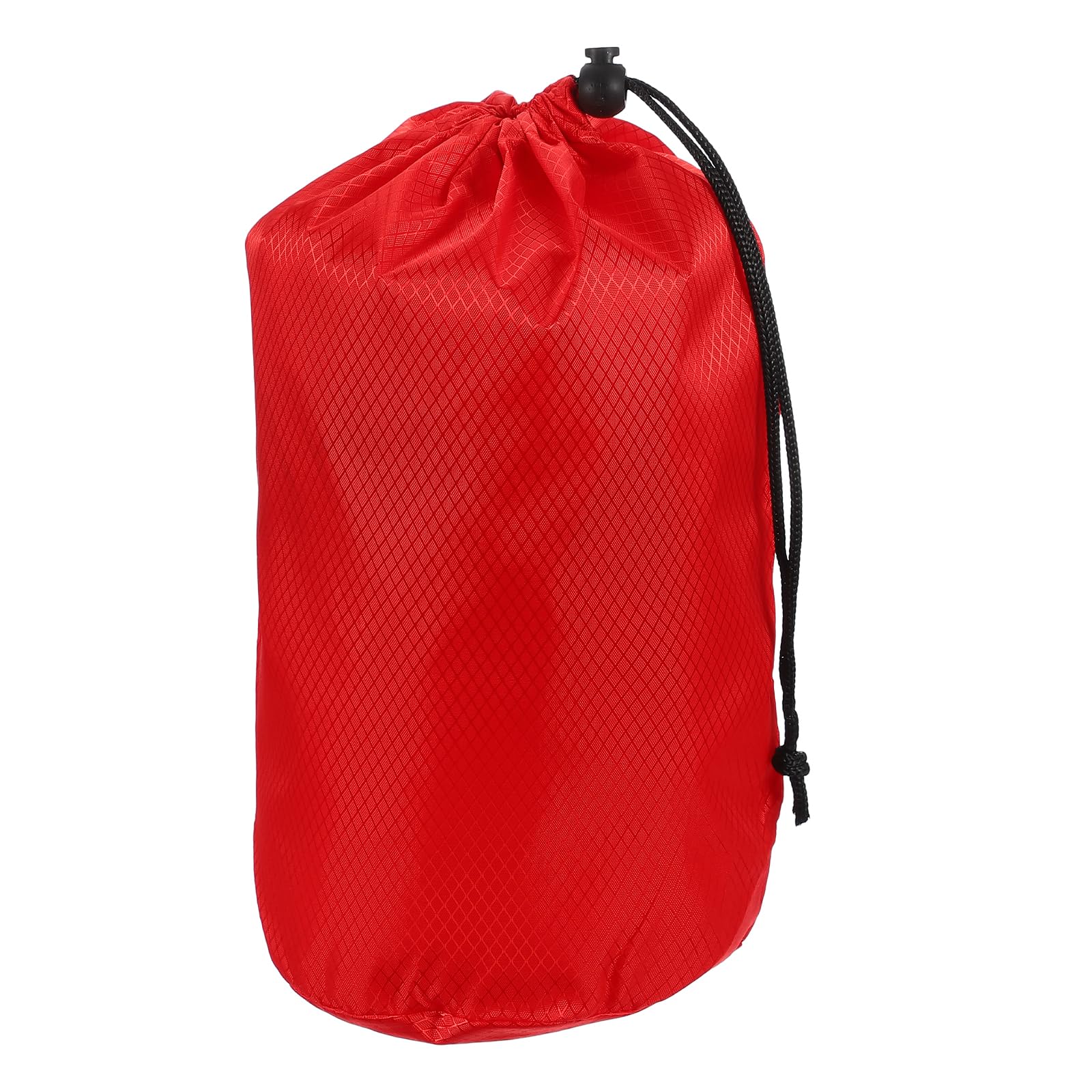 YELARXI Stuff Sack, Waterproof Ditty Bags Storage Sacks Portable Outdoor Ultralight Drawstring Dry Stuff Bag Gear with Toggle 6x12In & Red for (Backpacking Camping Traveling Hiking)