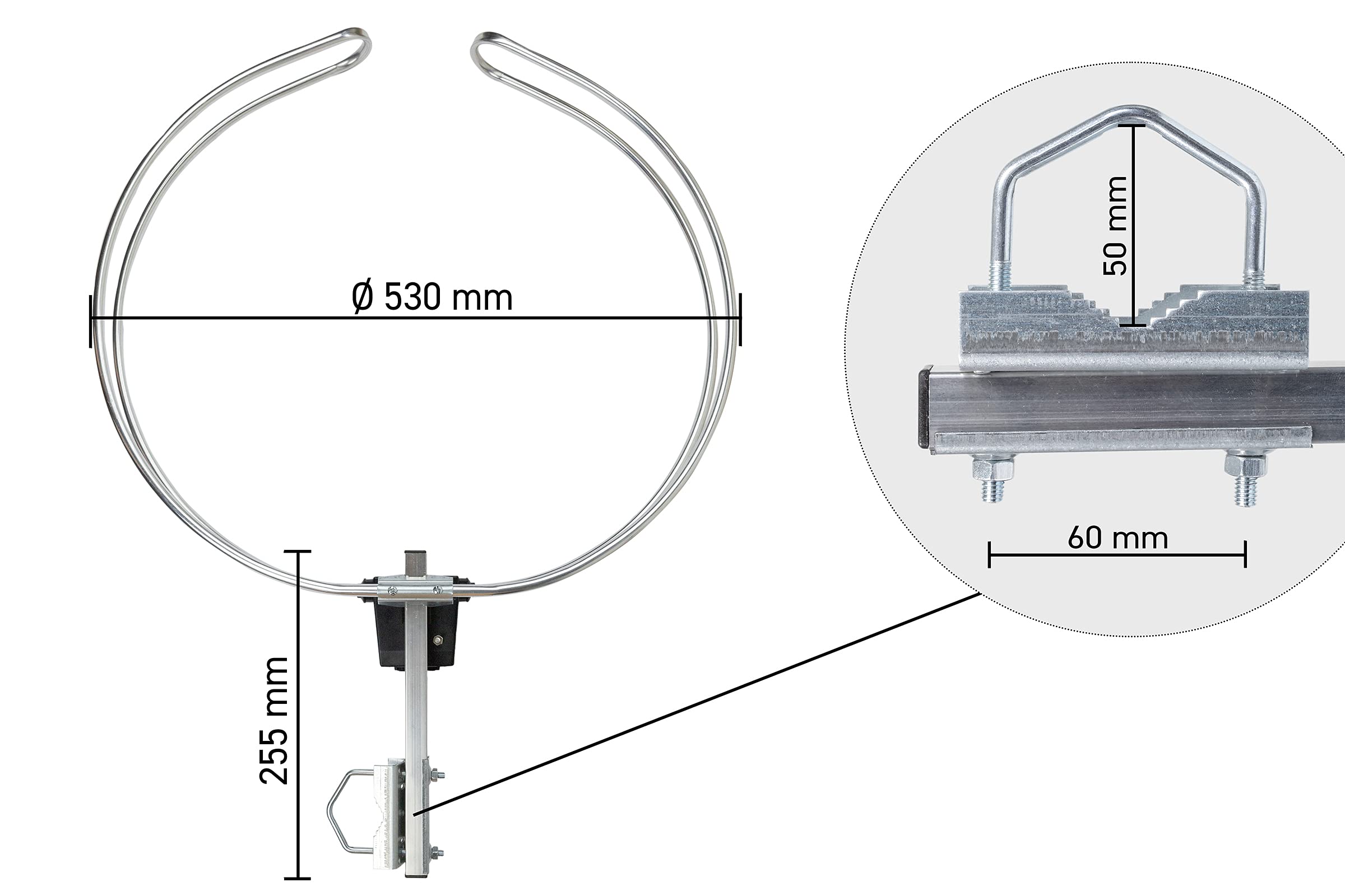 Wittenberg WB 2345-2 Multibandantenne für DAB, UKW, DVB-T und DVB-T2