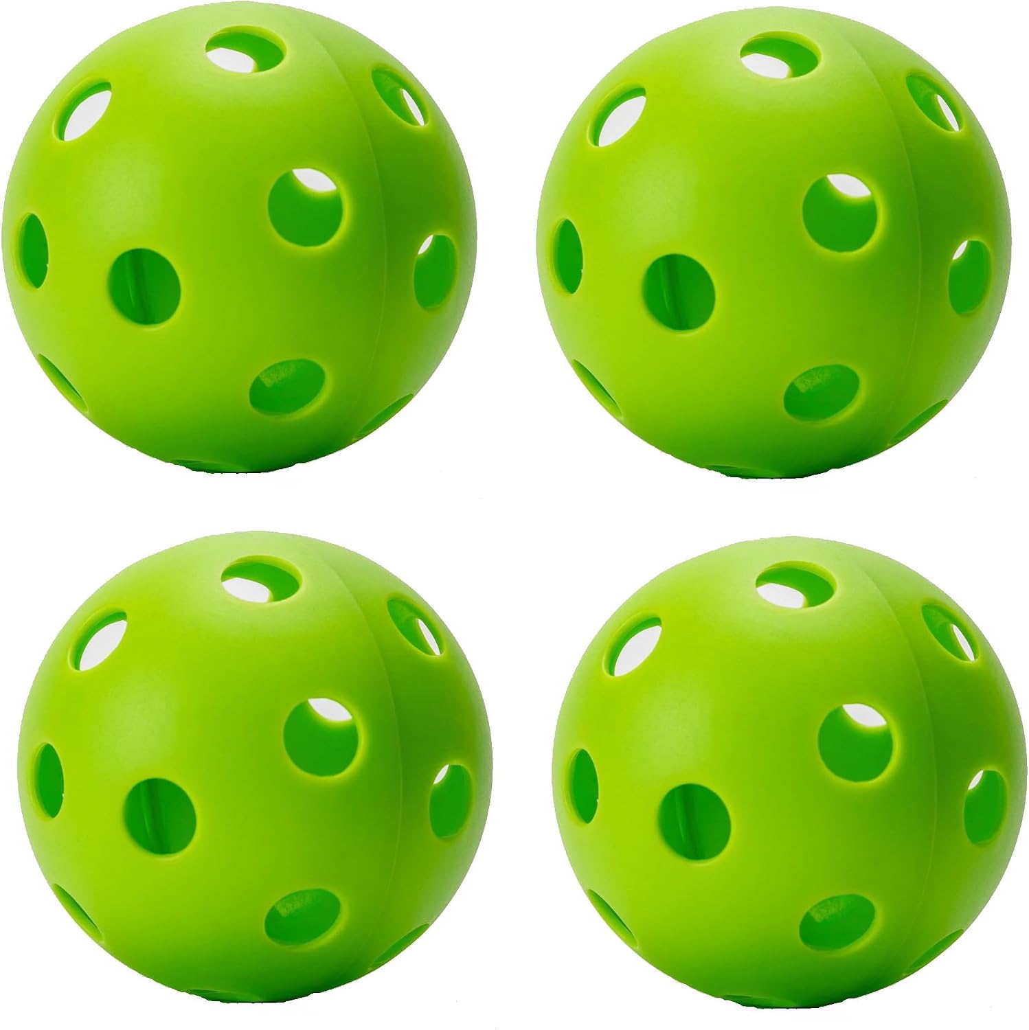 4-Pack Bucket Toss Golf Balls, Yard Toss Games Balls, Bucket Game Golf Ball, Outdoor and Indoor Pickleball Ball, with Mesh Bag