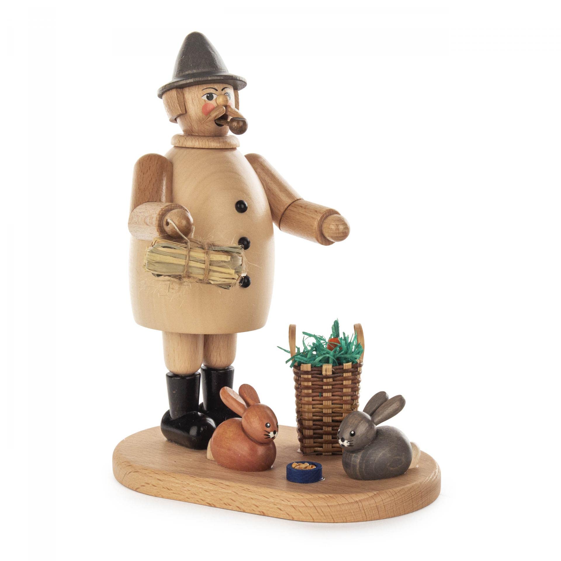 Fumoir lapins Rudolphs Schatzkiste boite fumage bois de table