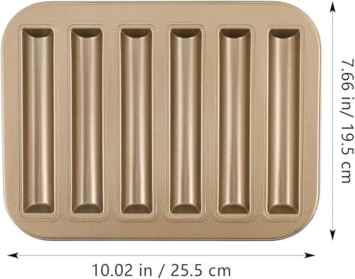 Miniatura 2 de Molde antiadherente para bollo y salchicha para pasteles, biscotti, Eclair y sándwich (3 unidades)