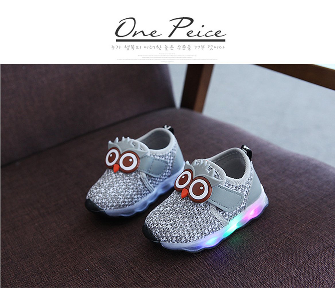 Vorkhuaeri Chaussures Lumineuses Pour Filles, Baskets De Marche LED Pour Enfants Bébés, Basket Clignotantes Course Athlétiques Mode Noël (22,A1-Purple-Mesh2