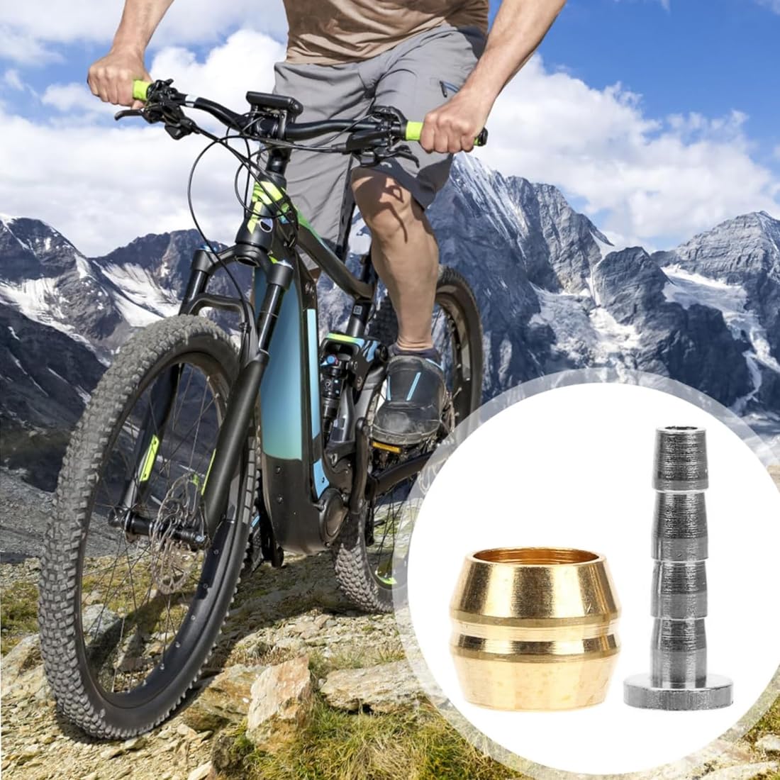 Set 10 Inserti Oliva BH90 Per Freni A Disco Shimano – In Ottone, Per Modelli M506, M596, M615, M666, M675, M7000, T750, M785, M8000, M985 E M9000