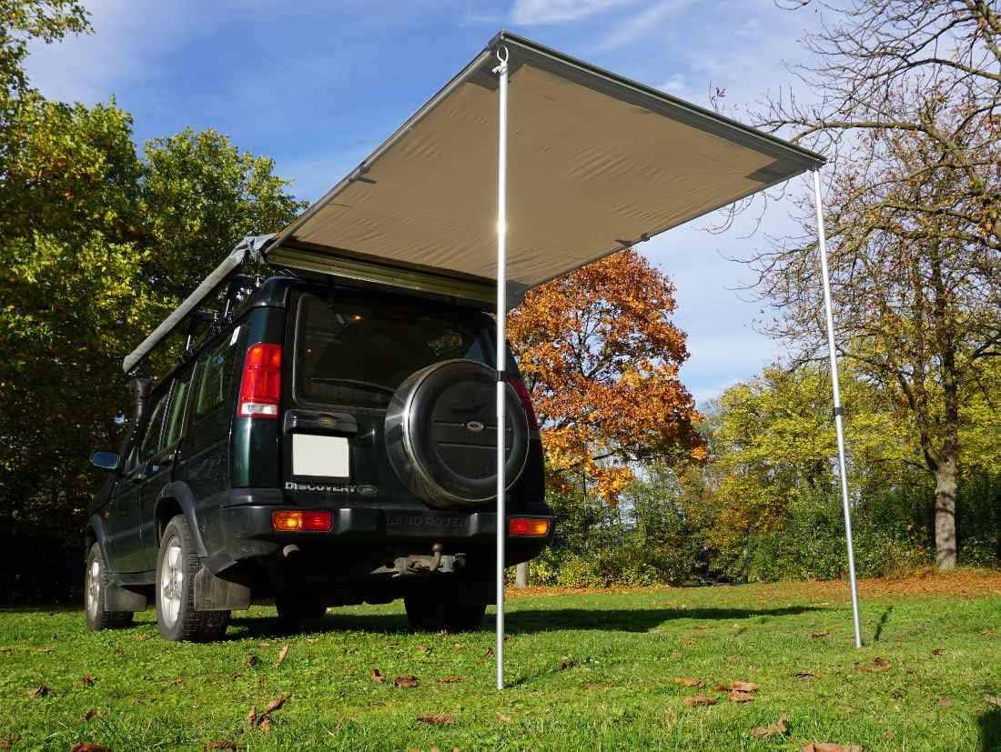 Prime Tech Fahrzeug-Markise 150X200X210Cm Beige Auch Für Dachzelte Auto & Motorrad