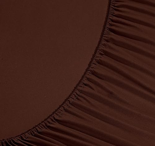 Vista 378 de Elegant Comfort - Juego de sábanas de 3 piezas de lujo de 1500 hilos, calidad egipcia, Microfibra, Blanco, Completo