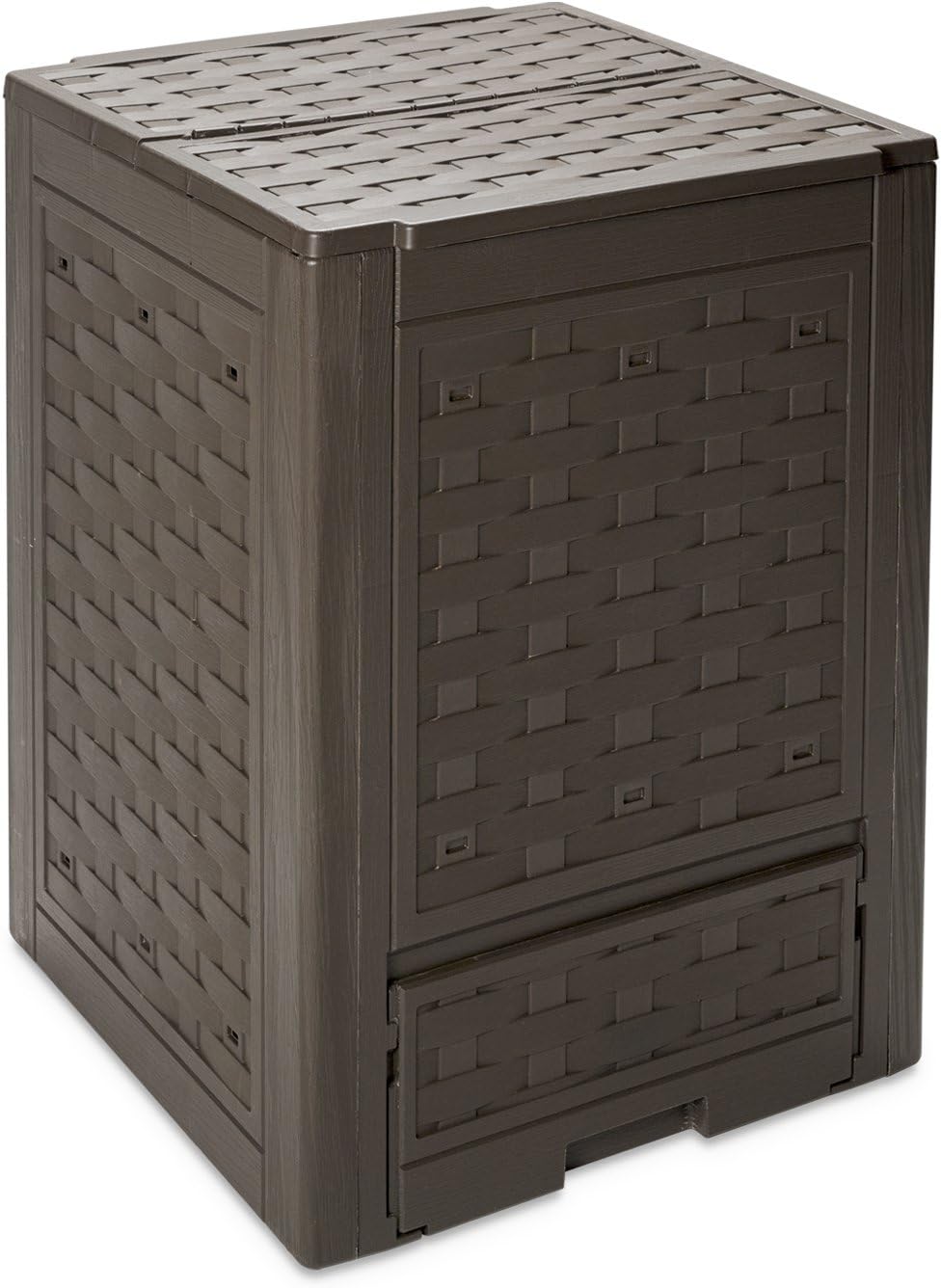 Coffre De Rangement Multibox Toomax 420 L Effet Rotin – Extérieur & Intérieur, Couvercle Verrouillable