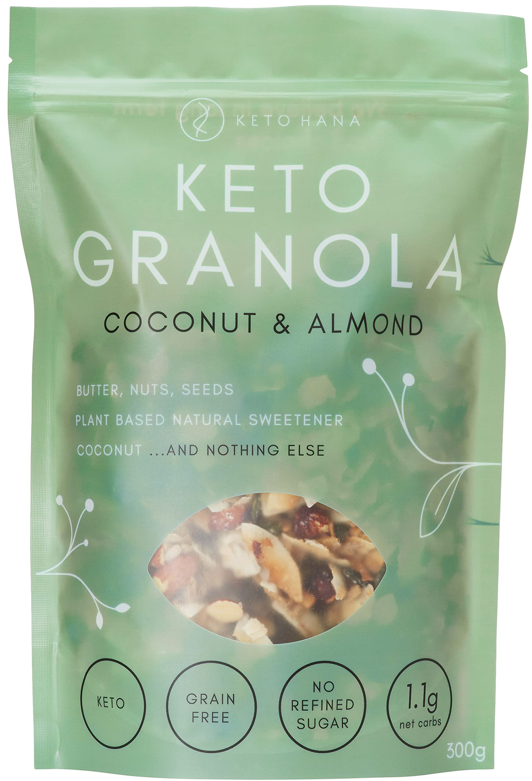 Buy Keto Hana Coconut & Almond Keto Granola Original Butter Keto Diet