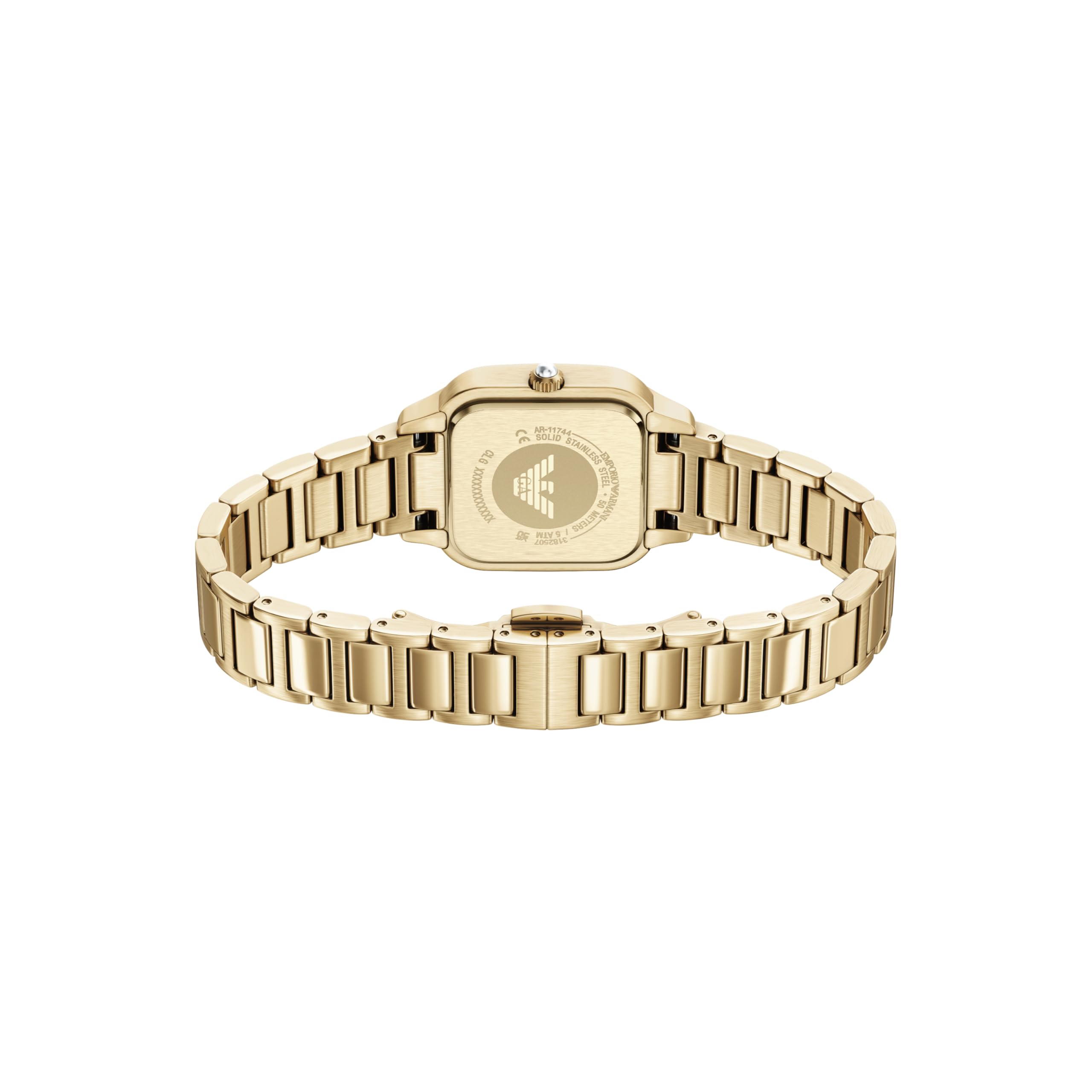 Emporio Armani Damen 35MM Goldfarbene Edelstahl Uhr, AR11744