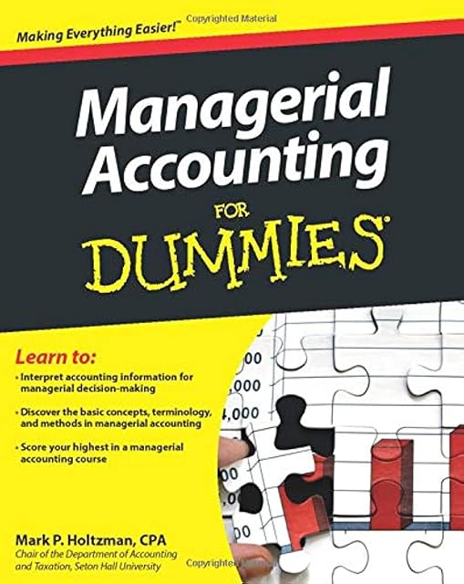 Portada de Managerial Accounting For Dummies