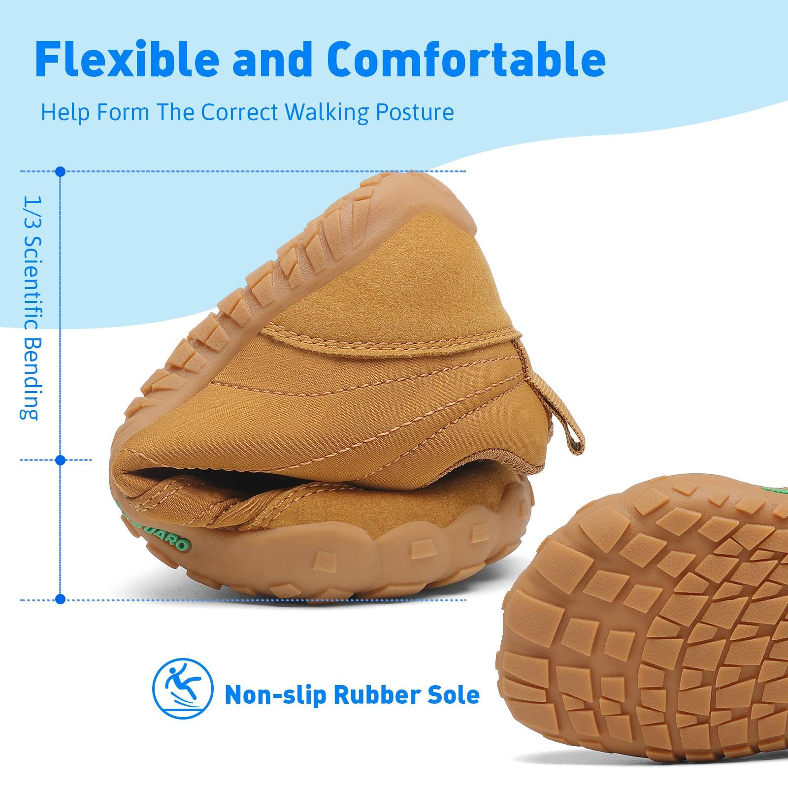 SAGUARO Bambini Scarpe a Piedi Nudi Scarpe da Trail Running Barefoot Minimaliste Sneakers Leggere Respirabile Gr.26-36