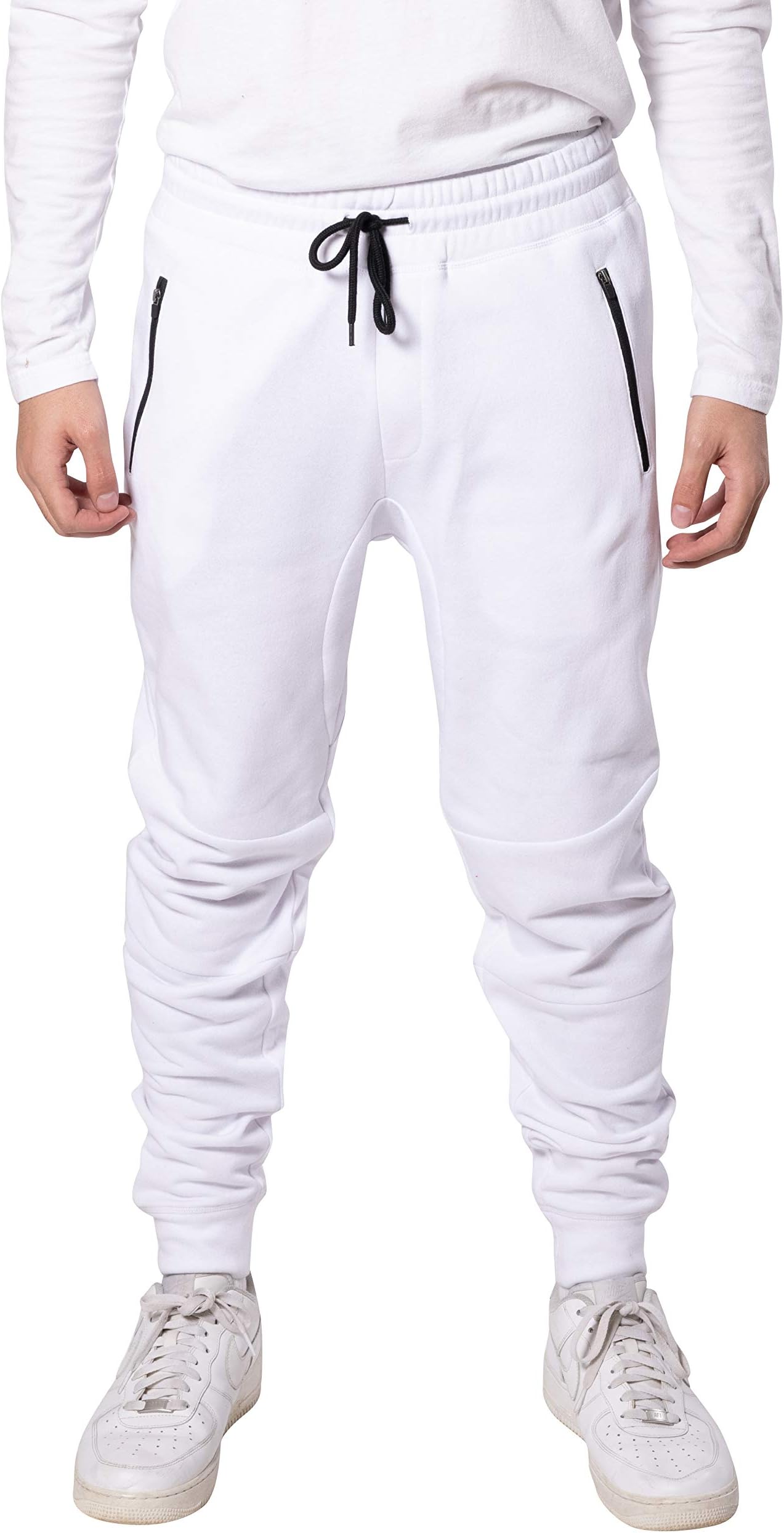 BROOKLYN ATHLETICS mens Cargo Pocket Twill Jogger Sweatpants