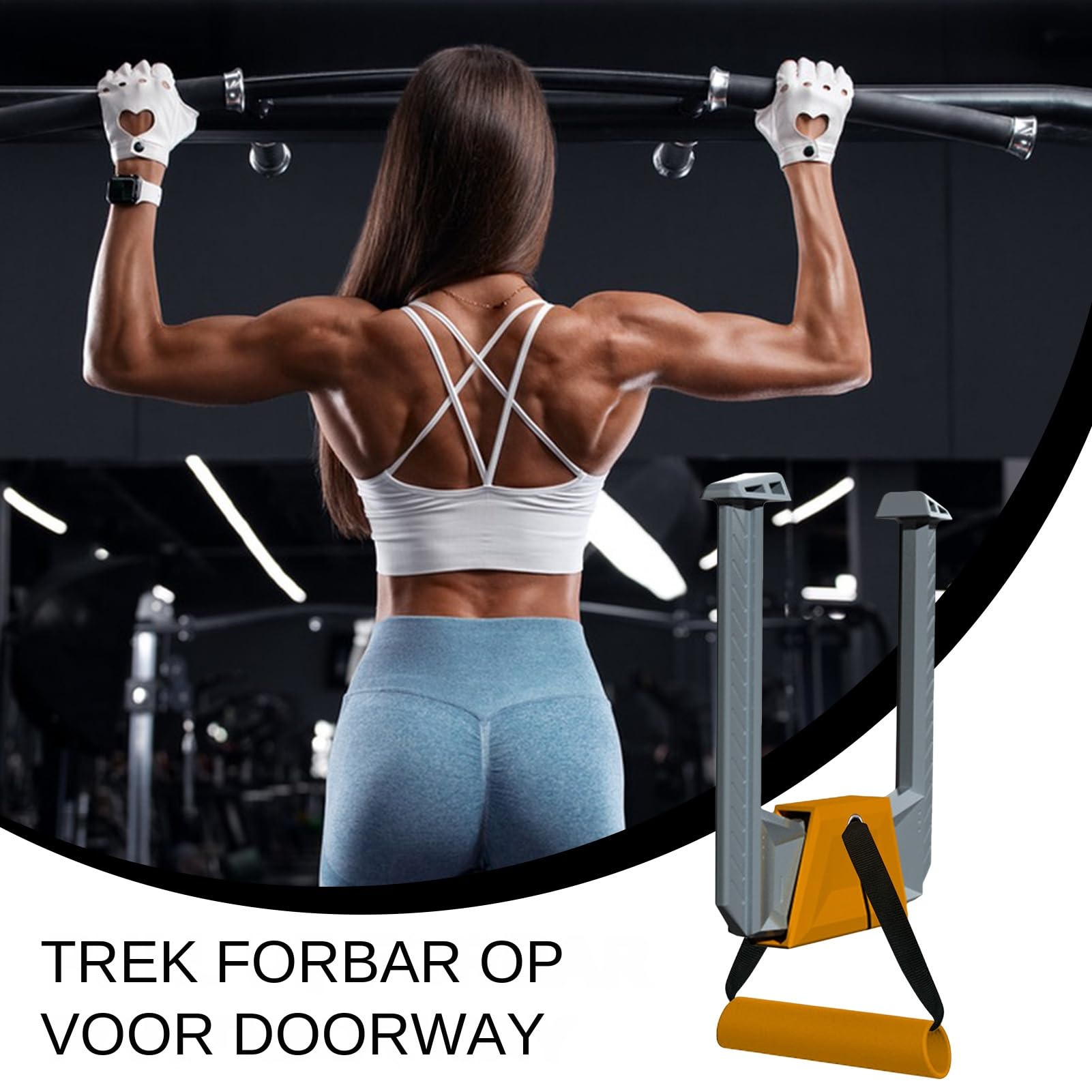 Barre per porta a tirante - Sistema di dispositivi professionale di alta qualità e leggeri, strumento di allenamento portatile antiscivolo compatto per attrezzature da fitness | Cornici per viaggi