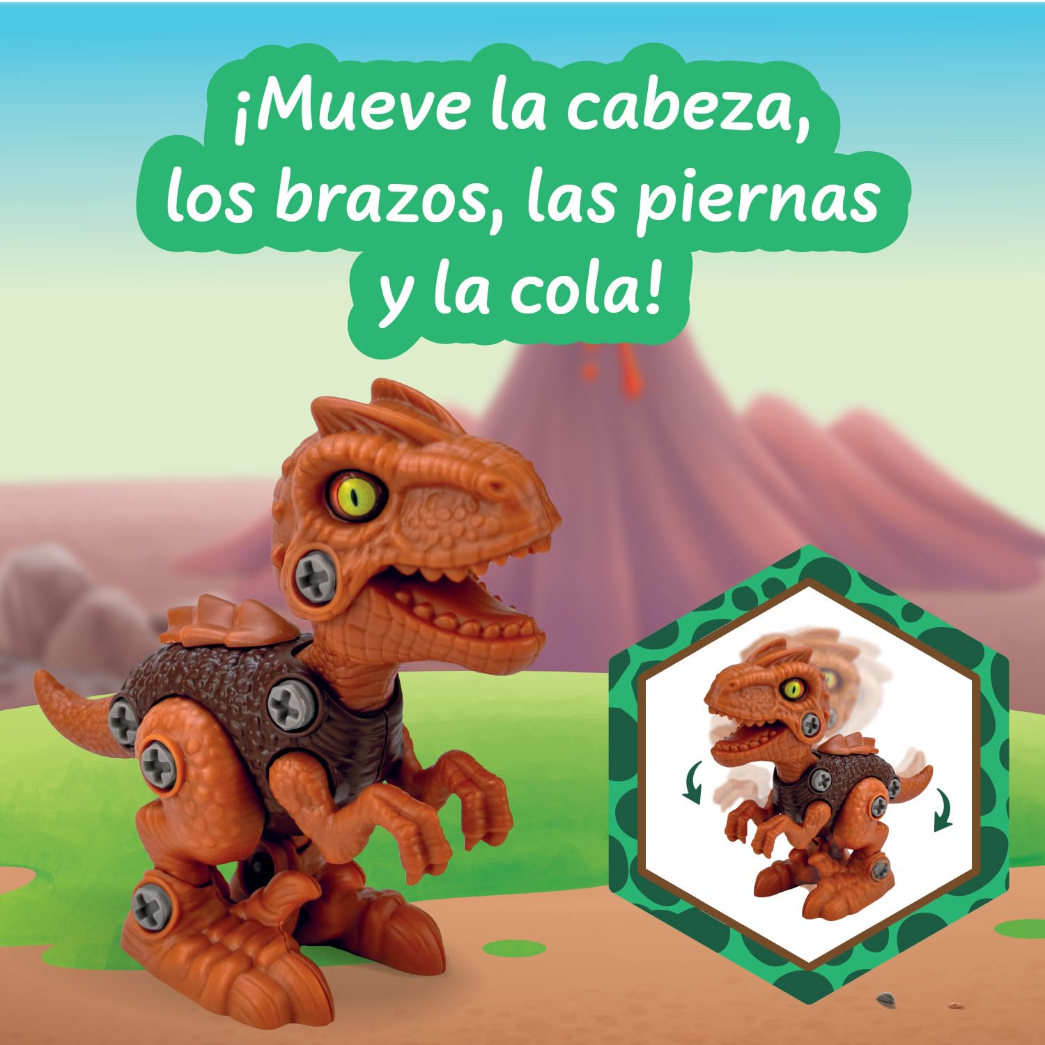 Science4you Dinosaurios Juguetes 4 en 1 – Dinosaur Build, Juguete Dinosaurios para Niños con 4 Dinosaurios, 67 Piezas, Juguete Construcción Montar Desmontar, 3 4 5+ Años