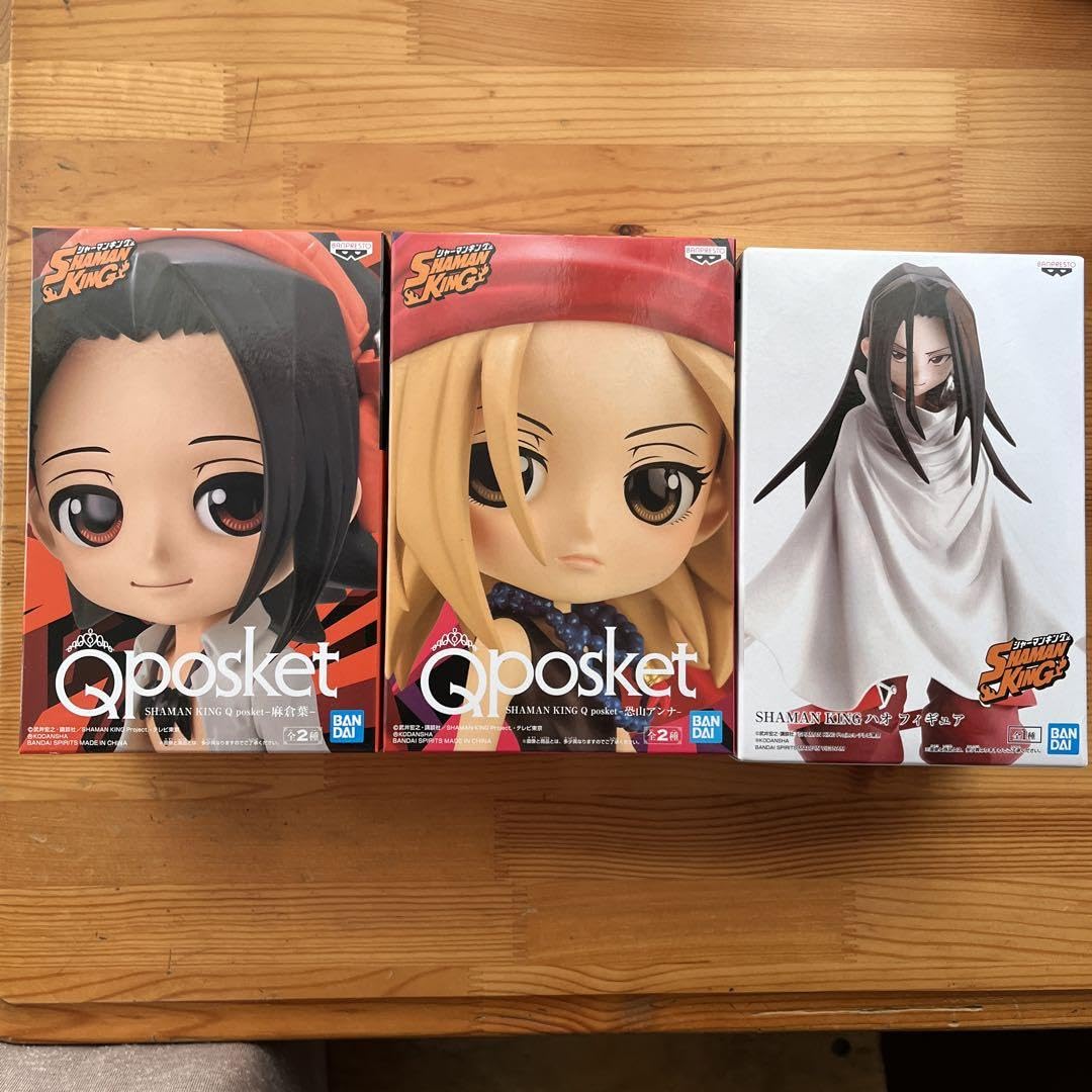 シャーマンキング　フィギュア　朝倉葉　恐山アンナ Amazon.co.jp: シャーマンキングフィギュア Qposket 麻倉葉 恐山アンナ