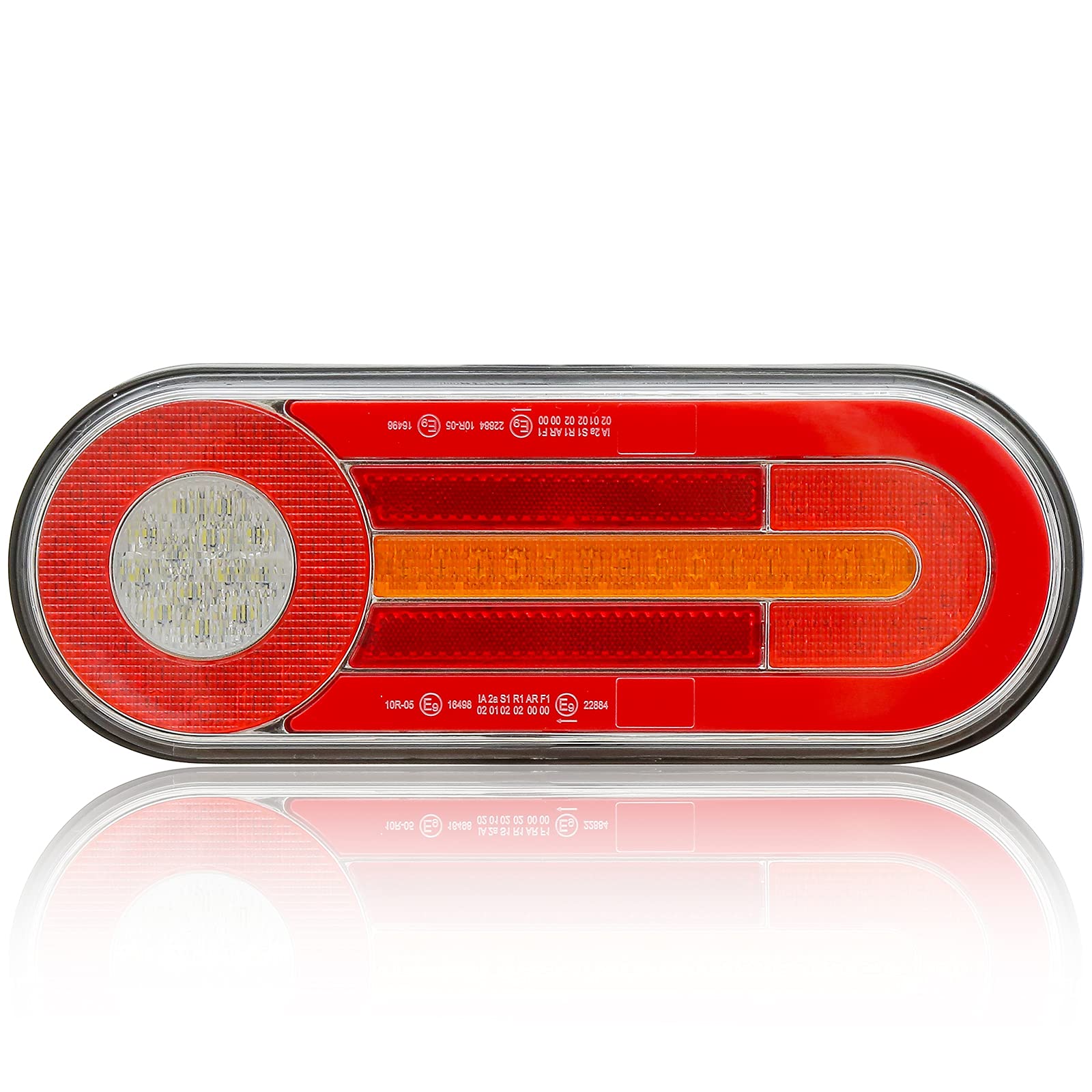 LED Rückleuchte Rund 155 Mm 3D LED Rücklicht LKW Anhänger