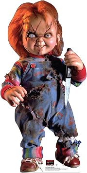 Cardboard People Advanced Graphics Chucky with Knife Life Size Cardboard Cutout Standup - Childs Play