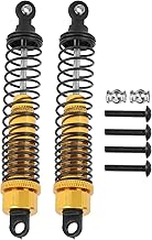 Amortecedor RC, Amortecedores RC Metal de alta qualidade com cabeça esférica/parafuso para TRAXXAS SLASH 2WD(Ouro)