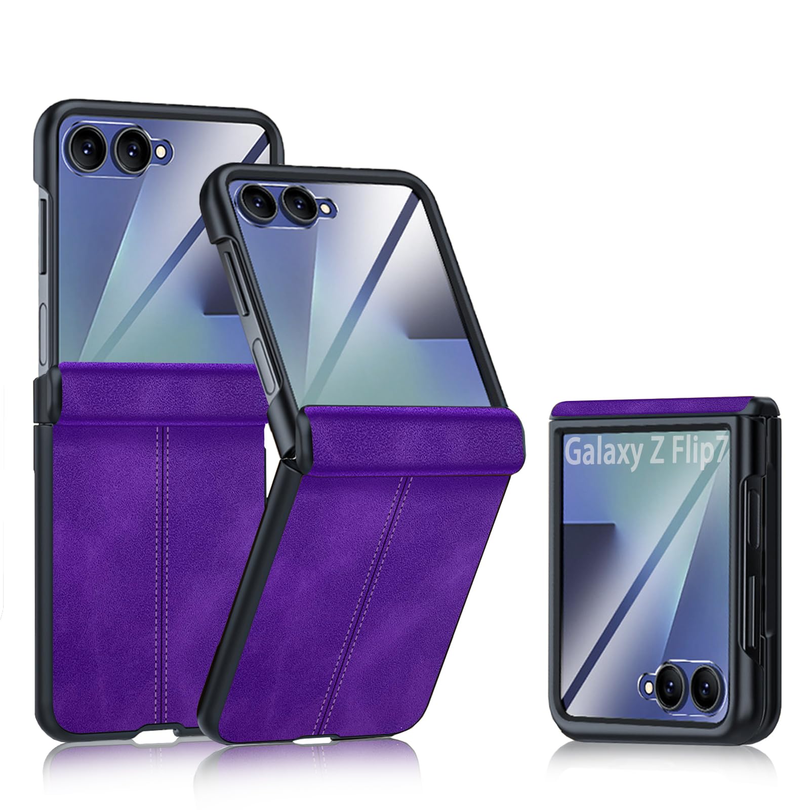 CFPLZFY Für Samsung Galaxy S24 Ultra Lederhülle mit Ständer,