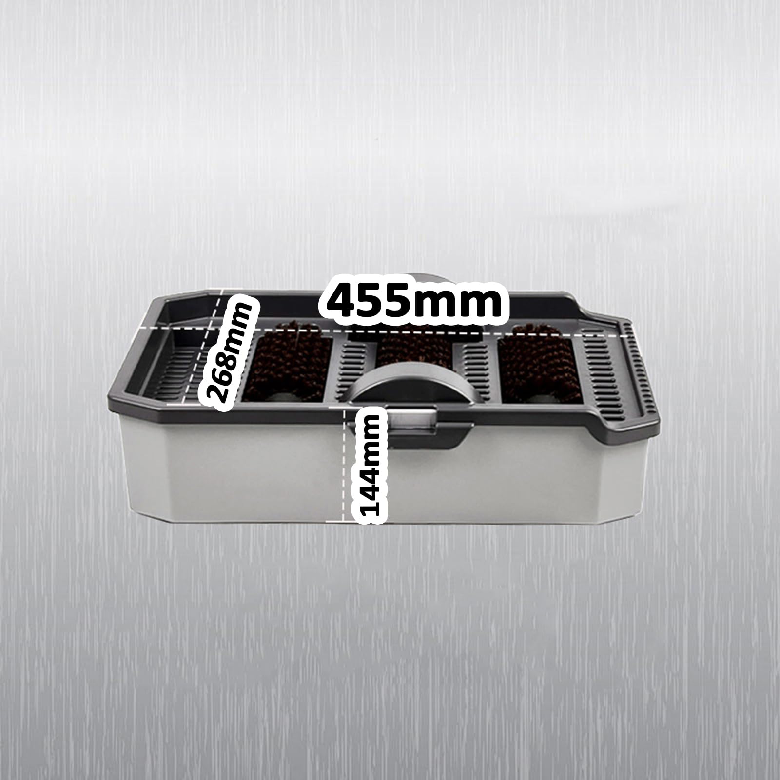 Szczotka do czyszczenia butów na zewnątrz z konstrukcją odporną na zachlapanie i dużym zbiornikiem na wodę, nie wymaga prądu, idealna do użytku komercyjnego