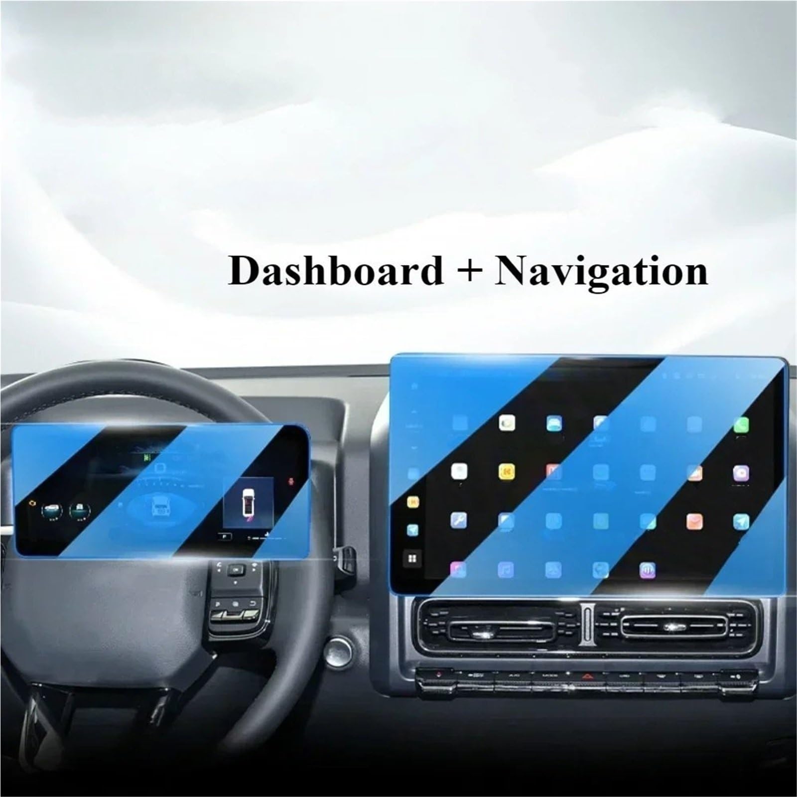 Navigation Pellicola Protettiva Per Haval H9 2025 2024 Pellicola Protettiva In Vetro Temperato Per Console Centrale Interna, Schermo LCD Di Navigazione, Pellicola Antigraffio(A)