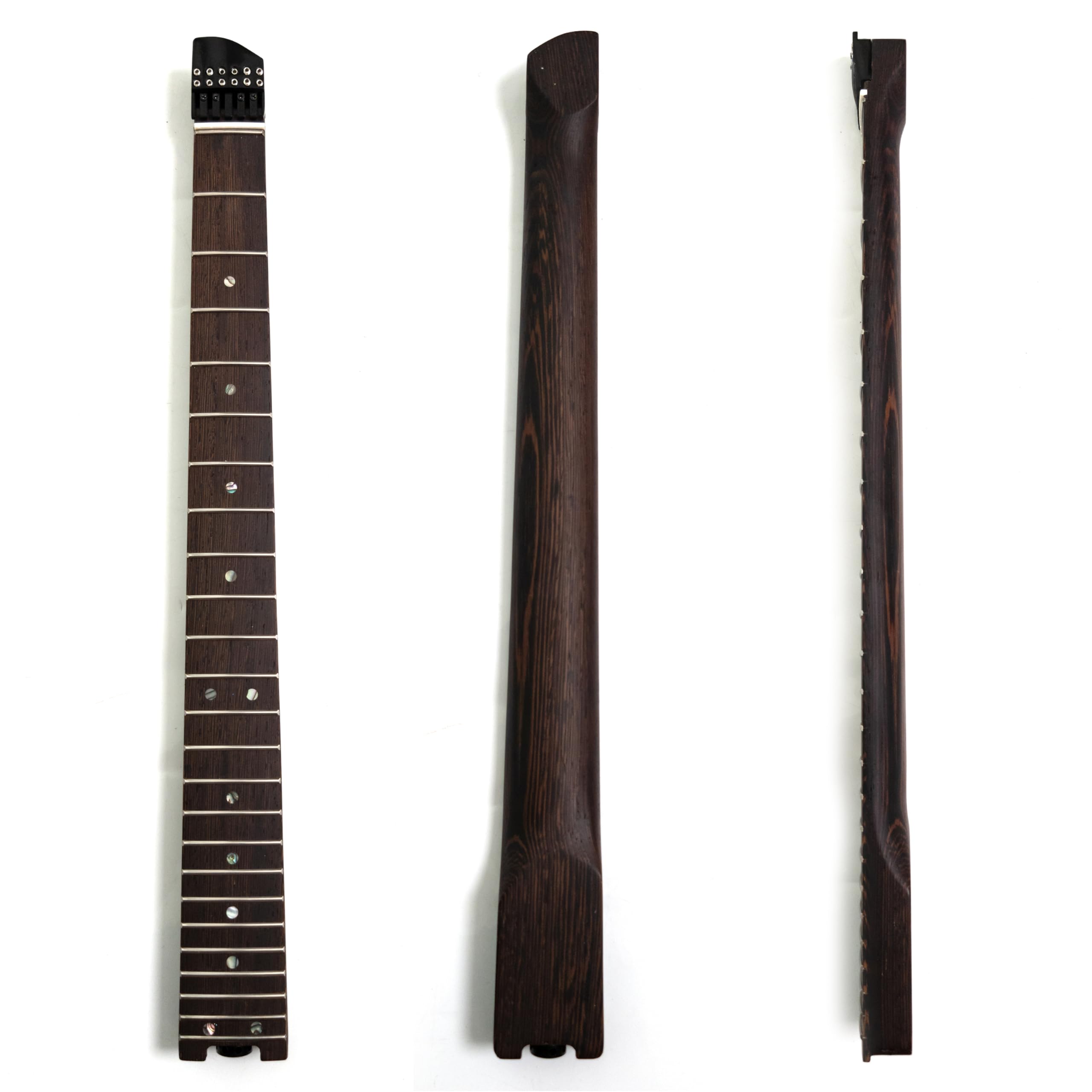 Amazon | ヘッドレスギターネックWenge Wood 24フレットWenge指板