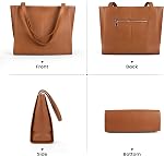 befen Genuine Leather Tote Bag for Women, Women's Leather Shoulder Bags Purses Satchel Handbags with Top Handles