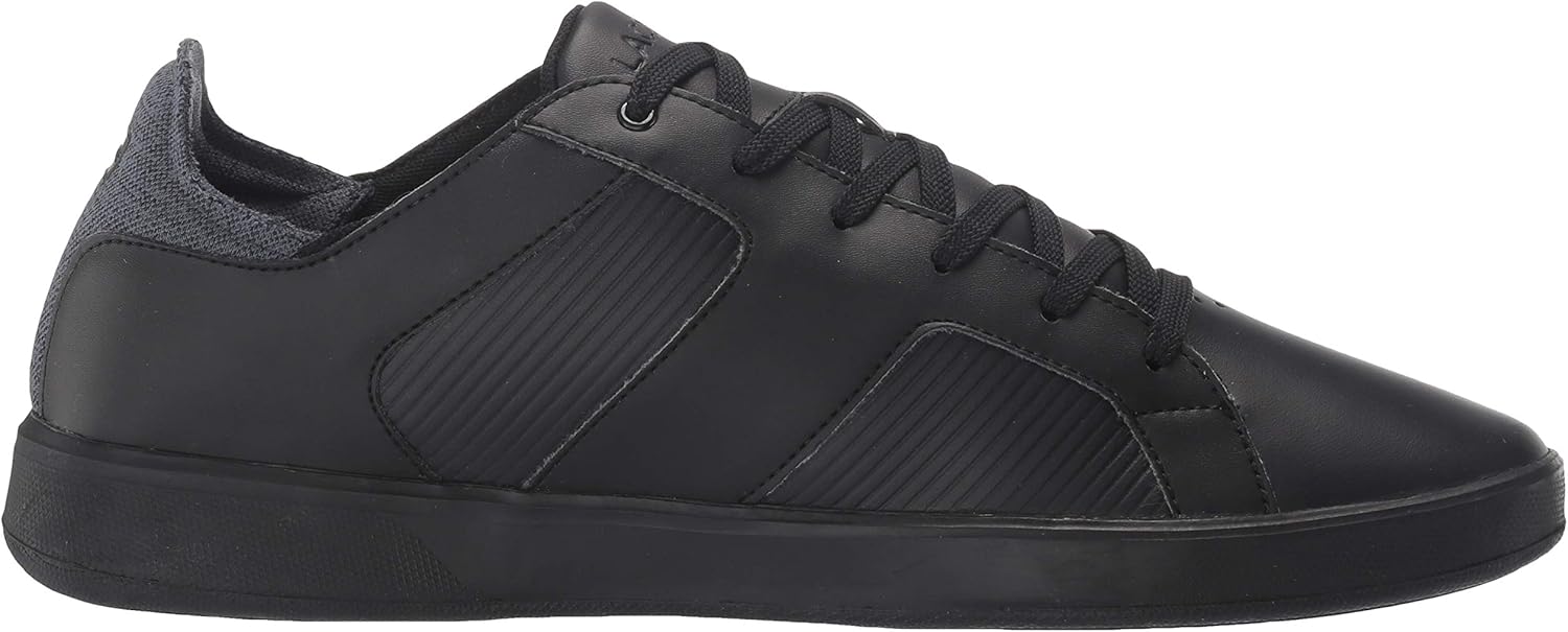Lacoste Mens Novas Sneaker 11.5 Medium US Black/Black Leather