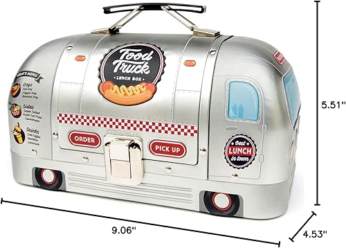 Miniatura 7 de Suck UK Bolsa de camión para adultos  Fiambrera para niños  Recipientes para comida, talla única, plateado