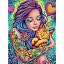 Tattooed woman cat