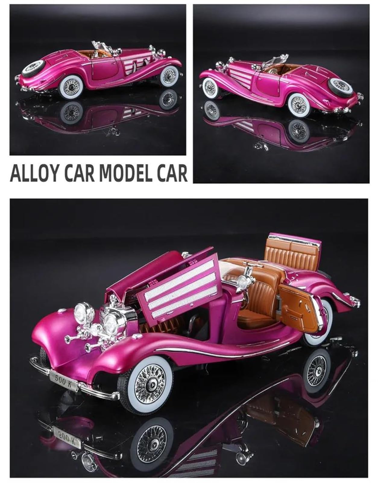 Amazon | ミニカー スケールモデルカー 1:24 メルセデス 1936 ベンツ