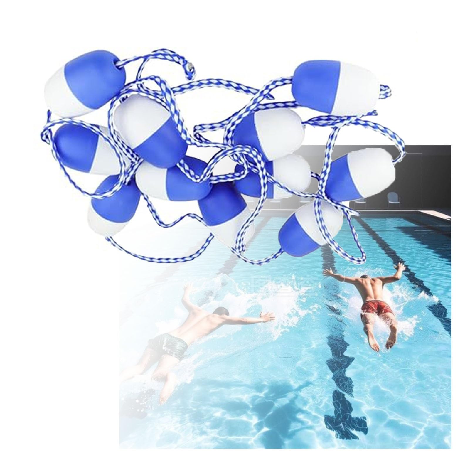 Corde de piscine anti accident pour séparer la zone de danger du bassin
