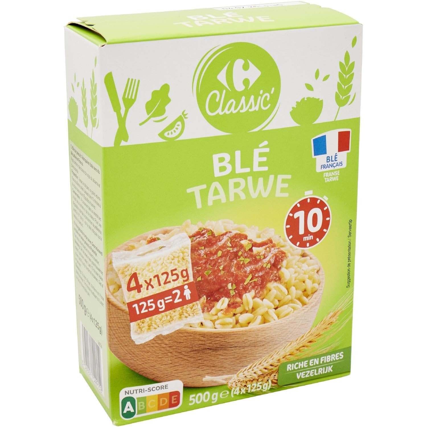 Blé dur précuit Carrefour Classic' : sachet portions blé français - 4