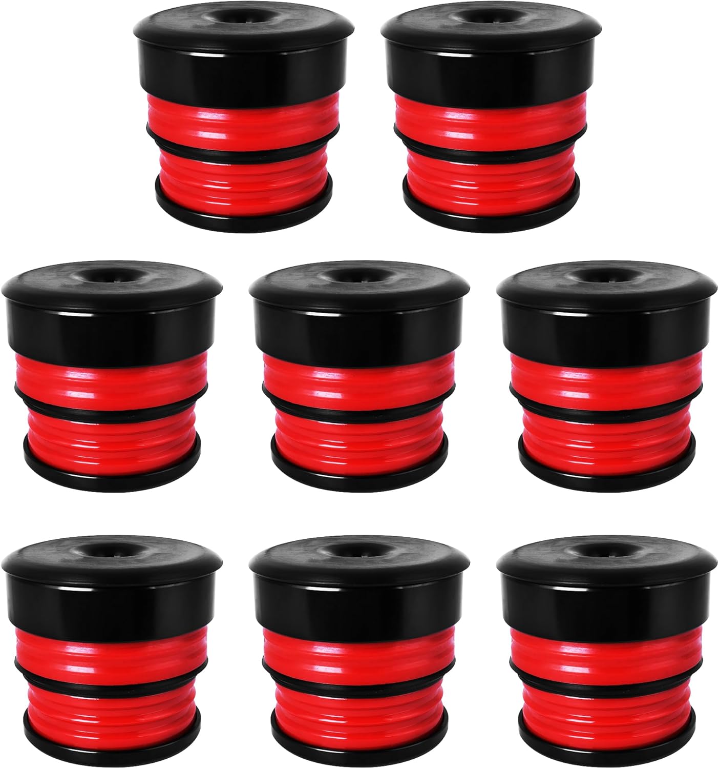 Silicone Body Mount Bushing Kit Compatible with 2008-2016 Ford F250 F350 Crew Cab 8 Pack Silicone Cab Body Mount Bushings Kit Durable Components Outperforms OEM & PU Mounts (Red)