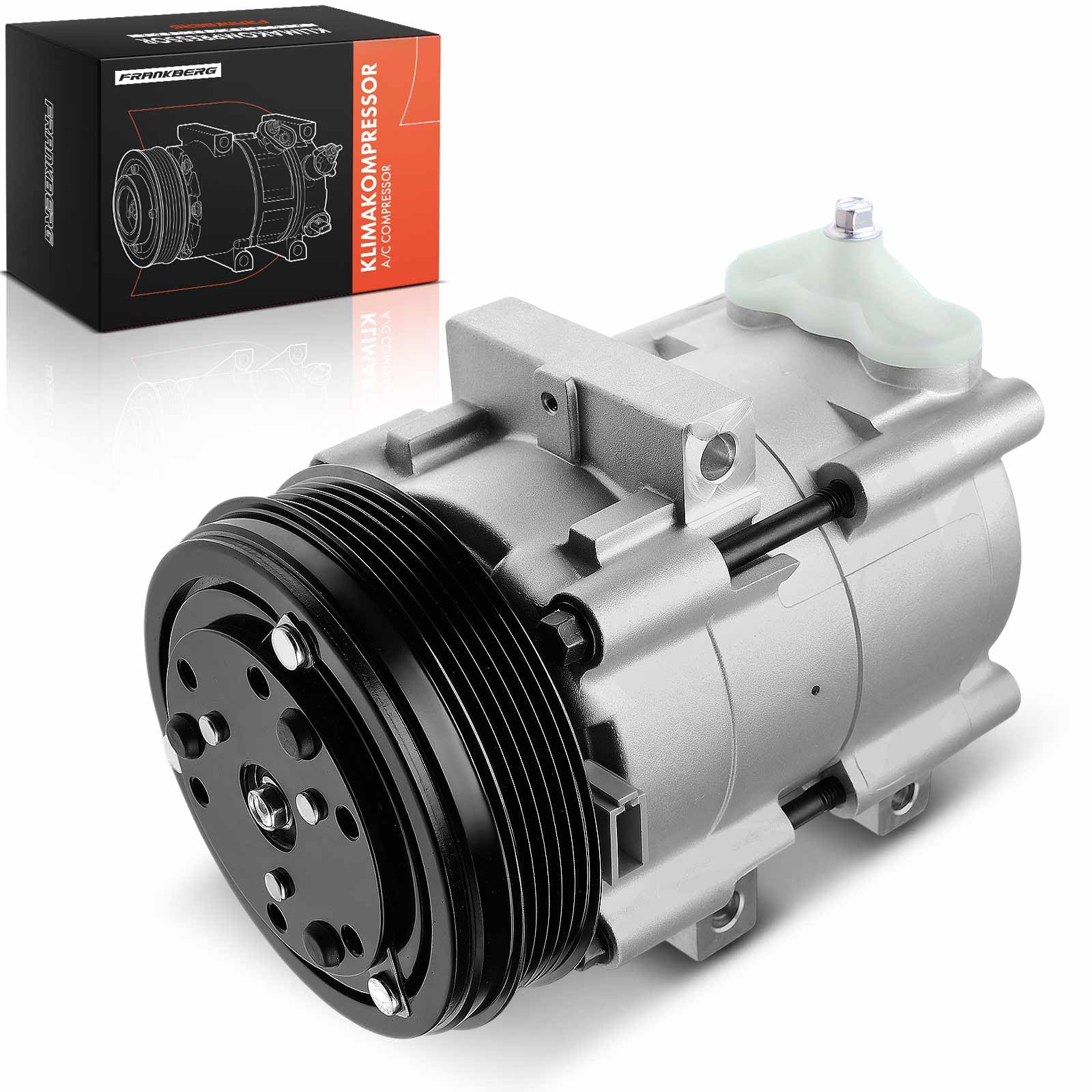 Frankberg Air Conditioning Compressor with Diesel Clutch Compatible with Mondeo I GBP/BNP 1.8TD Mondeo II BAP/BFP/BNP 1.8TD Replace# 64509145351, Premixed Oil