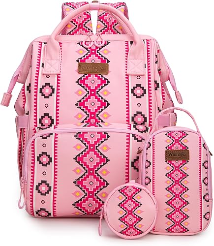Miniatura 8 de Montana West Wrangler Callie - Mochila para pañales con funda para chupete, bolsa para botellas, juego de bolsas de viaje para bebé multifunción