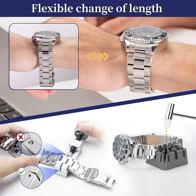 Watch Replacement Tool Kit Professional Tool Set, 149PCS Watch Link/Strap/Band/Battery/Pin Replace Kit, Watch Fixing/Adjustment Tool Kit with Carrying Bags