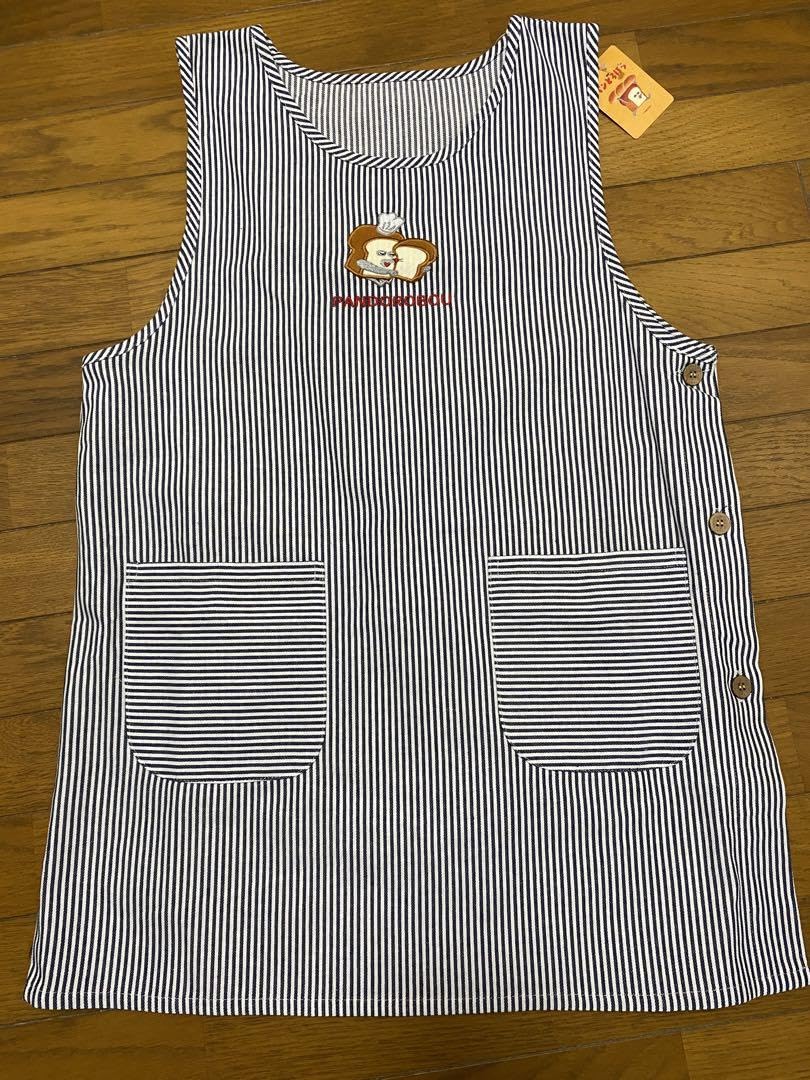 パンどろぼうストライプエプロン ストライプ　エプロン　パンどろぼう