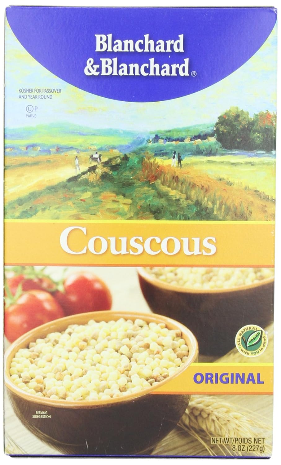 Savion Couscous, Plain, Passover,8ounces (Pack of6)