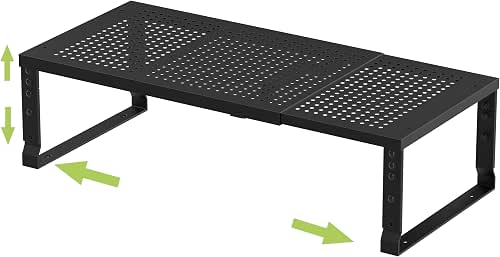 Jojocross Expandable Adjustable Stackable Kitchen Organizer, Spice Rack,Metal Pantry Storage