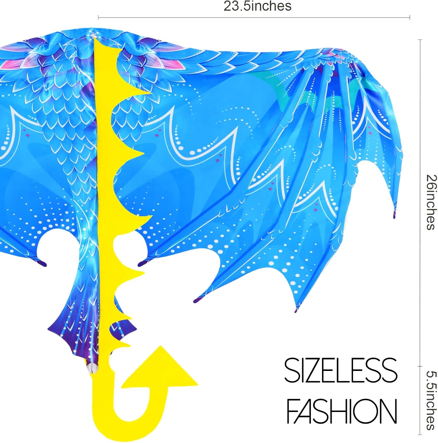 iROLEWIN Dragon-Wings-Costume for Kids 3D Dino Mask Toys, Toddler Dress Up Dinosaur Cape Boys Girls Christmas Birthday Gifts - Image 7