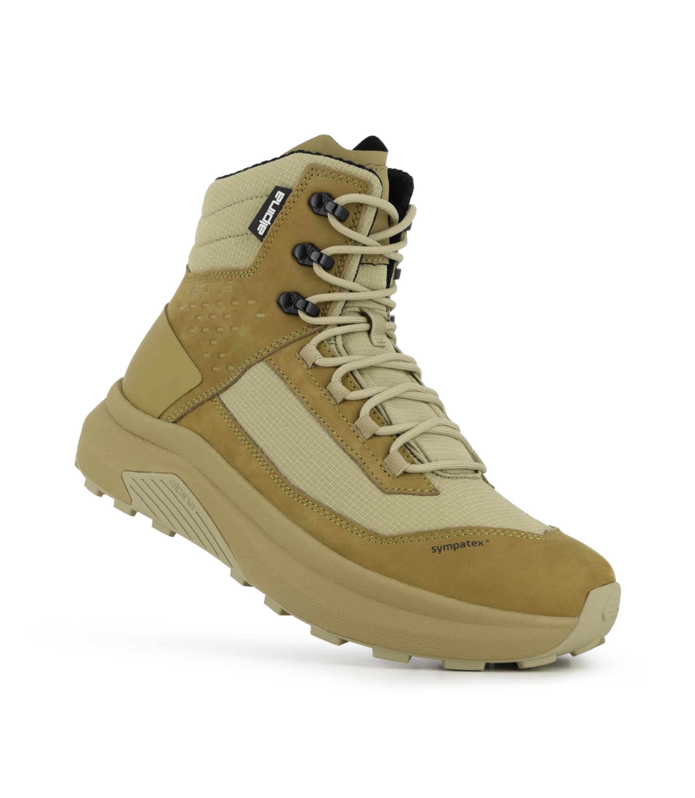 Alpina Lynx Wanderschuhe Herren und Damen | Wasserdichte Trekkingschuhe Herren und Damen, Mit Sympatex, Stormsohle, Leder & Ripstop