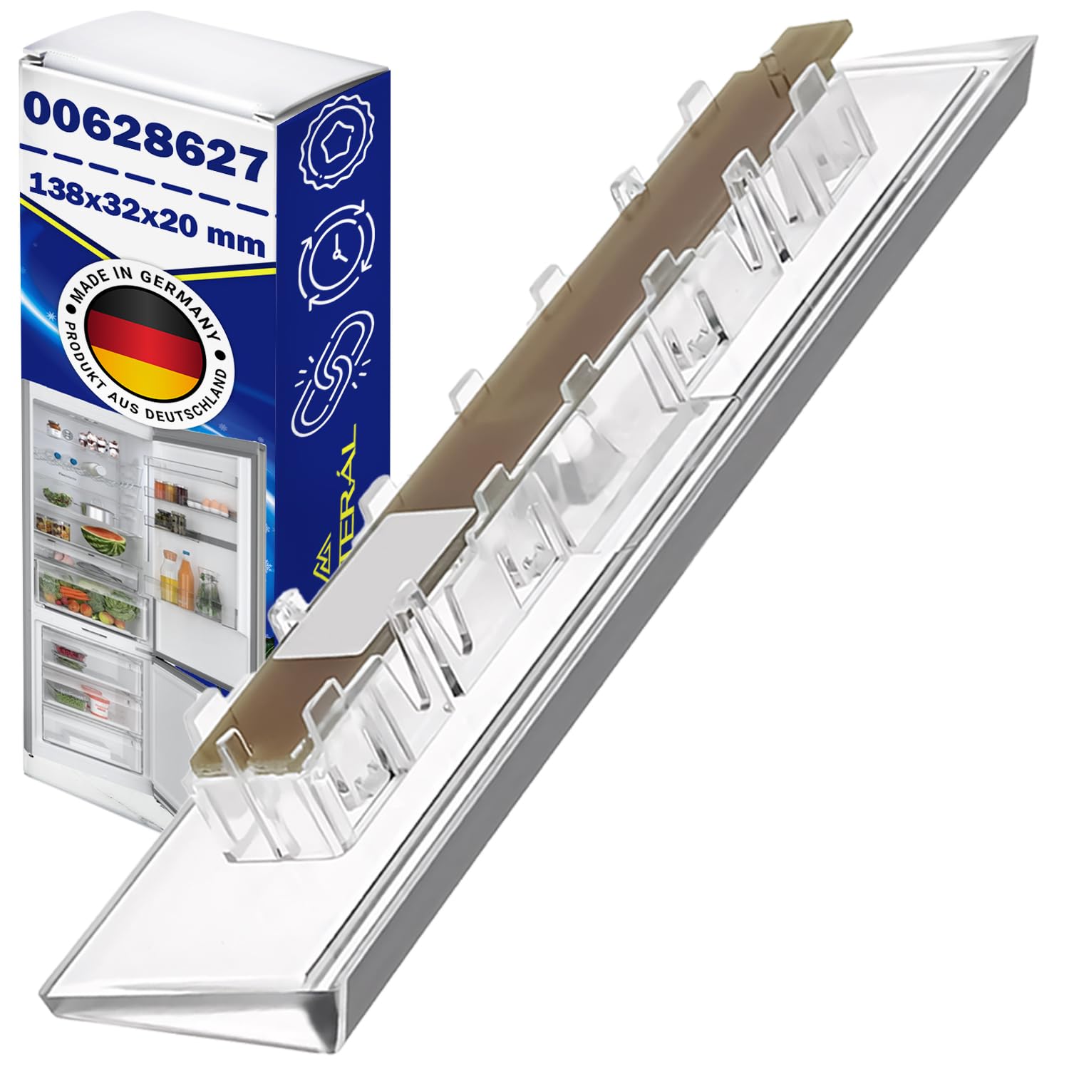 Placa de LED Luminosa para Frigorifico Combi con Código Original 00628627 628627 10003924 10024820 para Bosch para Siemens - MADE IN GERMANY - MONTERAL